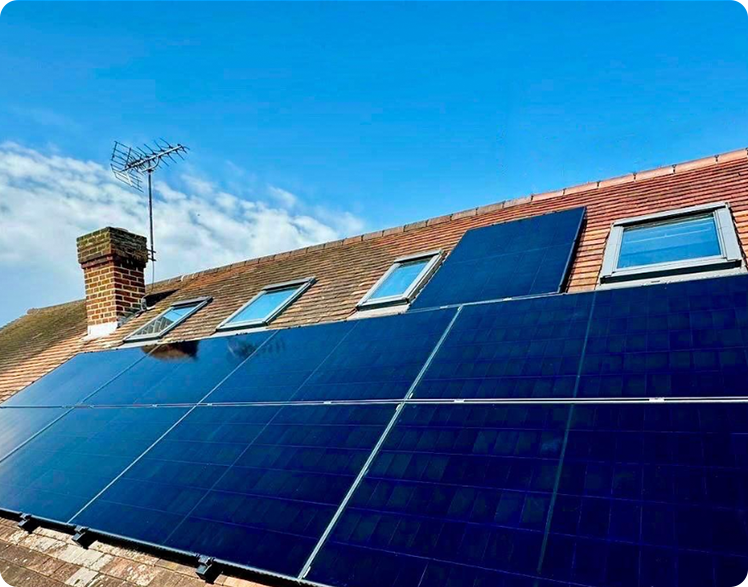Commercial solar panel installation completed by Best Renewables